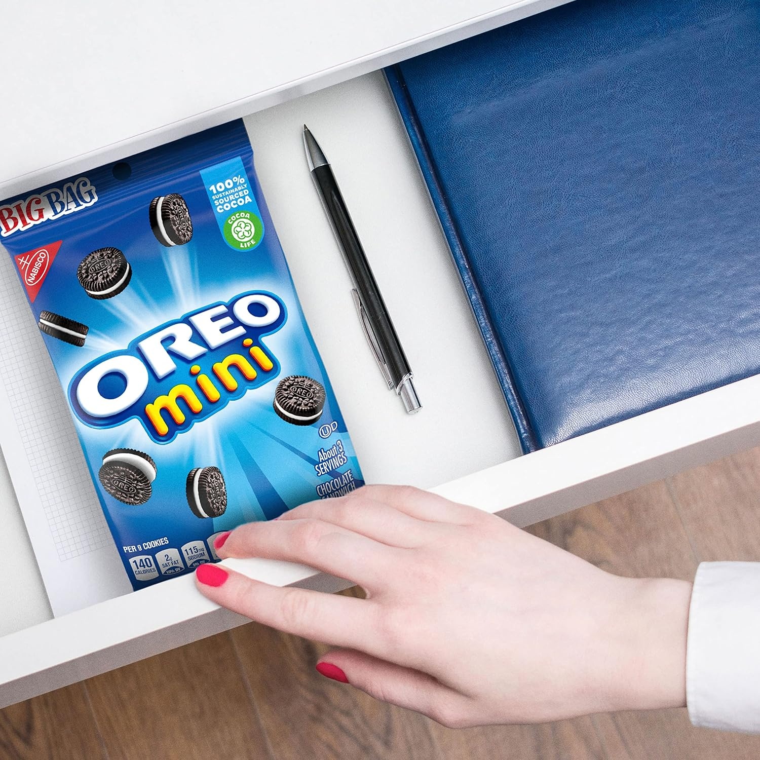 image:imageOreo Mega Stuf Chocolate Sandwich Cookies Family Size 176 Ounce3 Ounce Pack of 24