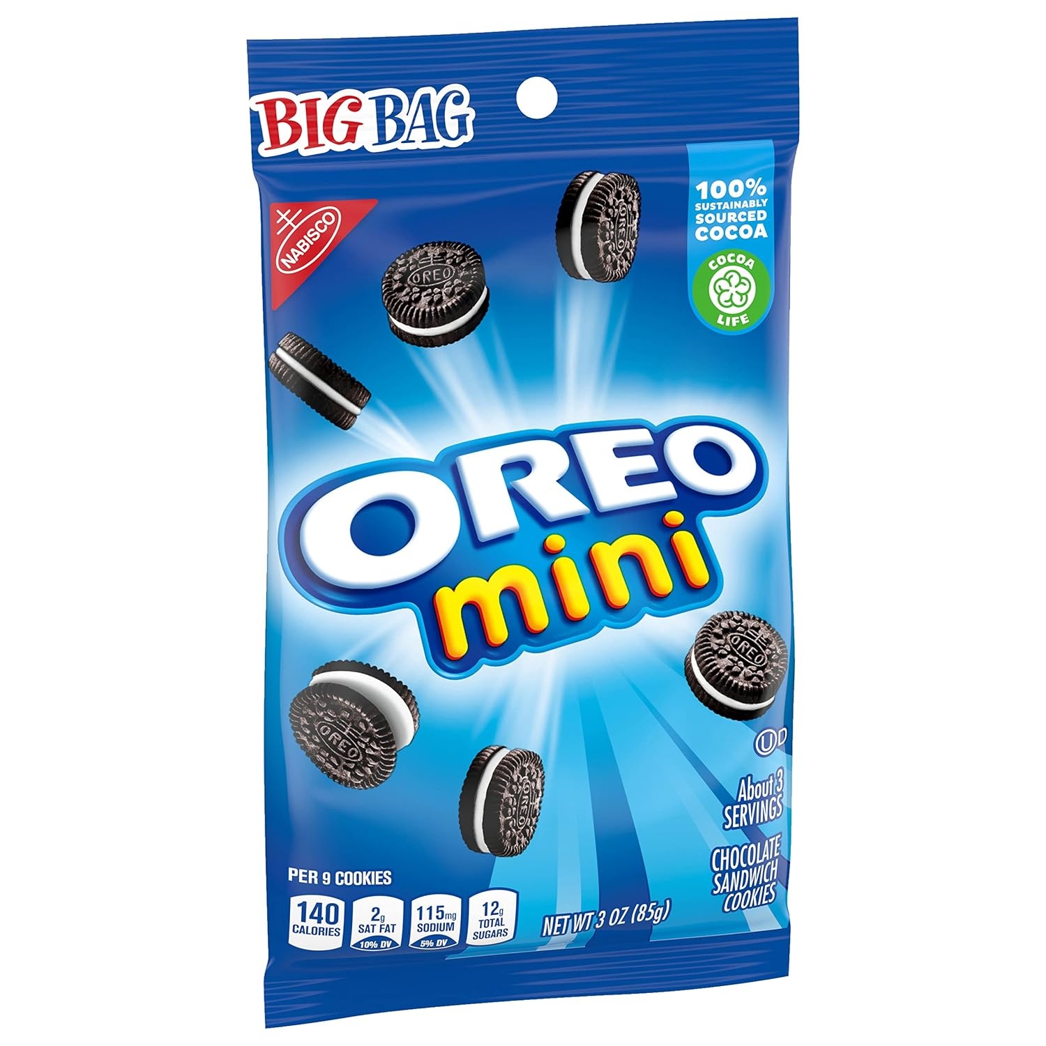 image:imageOreo Mega Stuf Chocolate Sandwich Cookies Family Size 176 Ounce3 Ounce Pack of 24