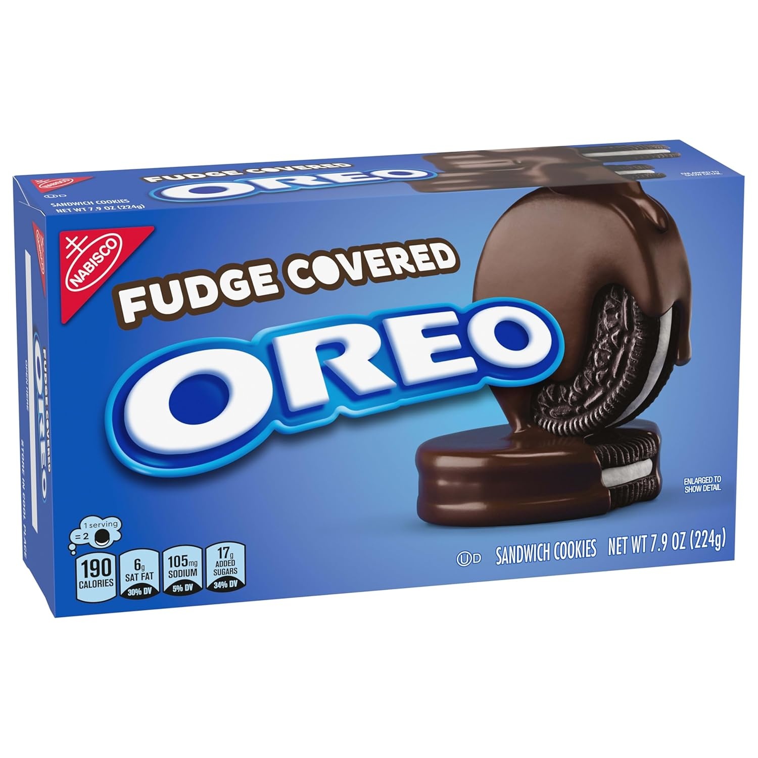 image:imageOreo Mega Stuf Chocolate Sandwich Cookies Family Size 176 Ounce79 Ounce Pack of 12