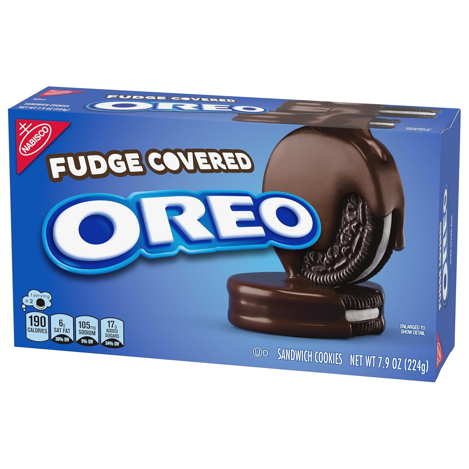 image:imageOreo Mega Stuf Chocolate Sandwich Cookies Family Size 176 Ounce79 Ounce Pack of 12