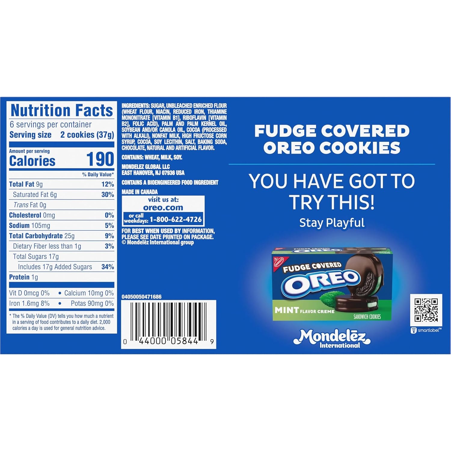 image:imageOreo Mega Stuf Chocolate Sandwich Cookies Family Size 176 Ounce79 Ounce Pack of 12