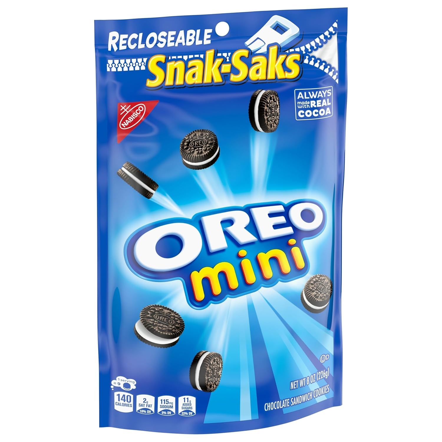 image:imageOreo Mini Chocolate Sandwich Cookies 8 Oz Pack of 12