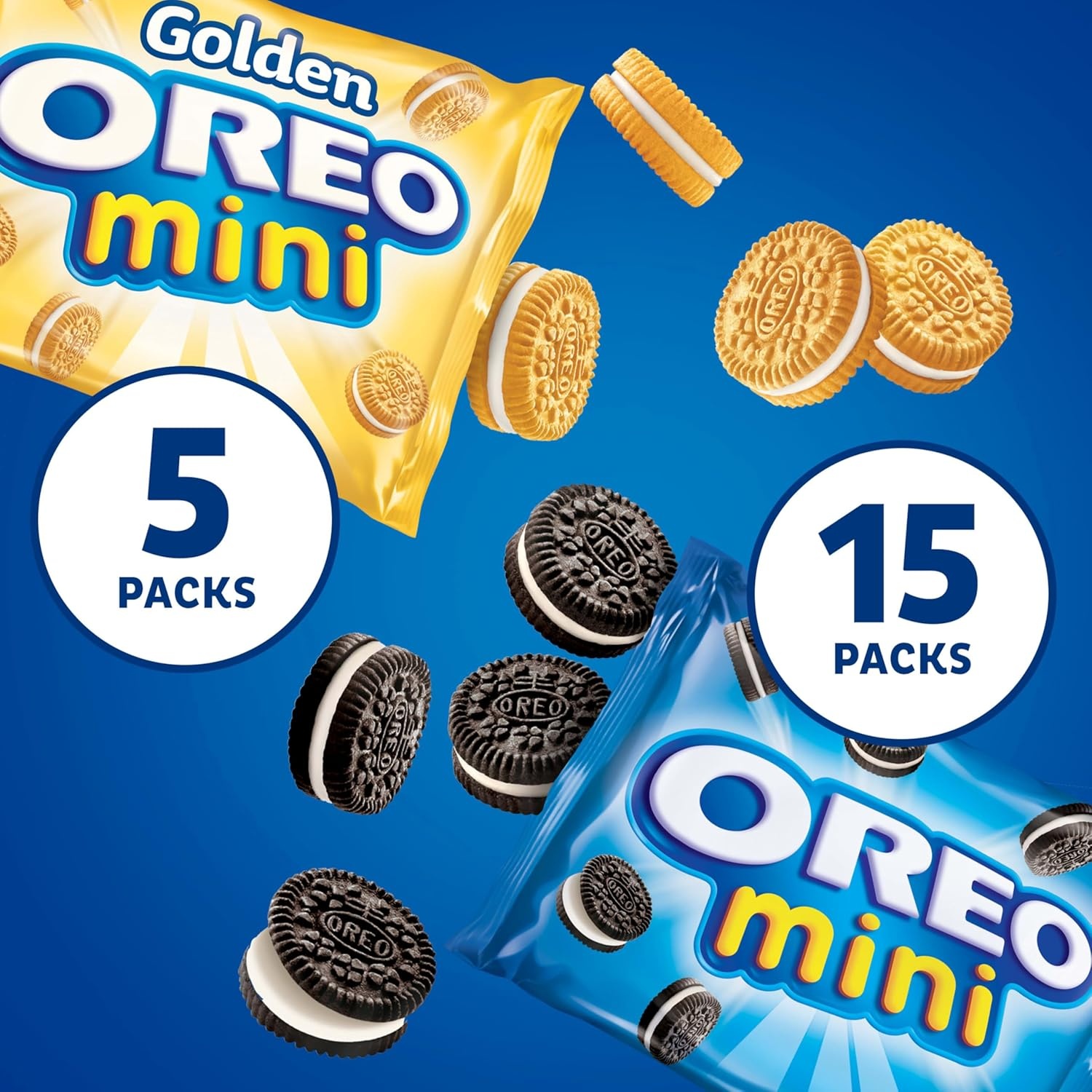 image:imageOreo Mini Mix Sandwich Cookies Variety Pack 20 Snack PacksChocolate