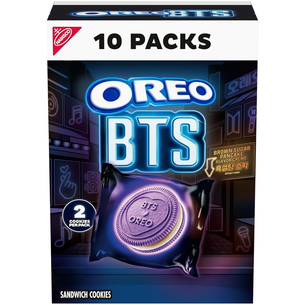 image:imageOREO BTS Sandwich Cookies Limited Edition 1068 oz102 oz pack of 10
