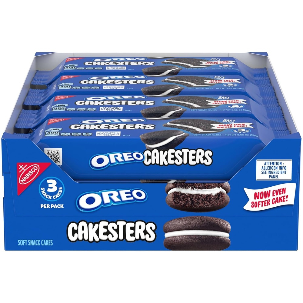 image:imageOREO Cakesters Soft Snack Cakes 8303 oz Snack Packs303 Ounce Pack of 8