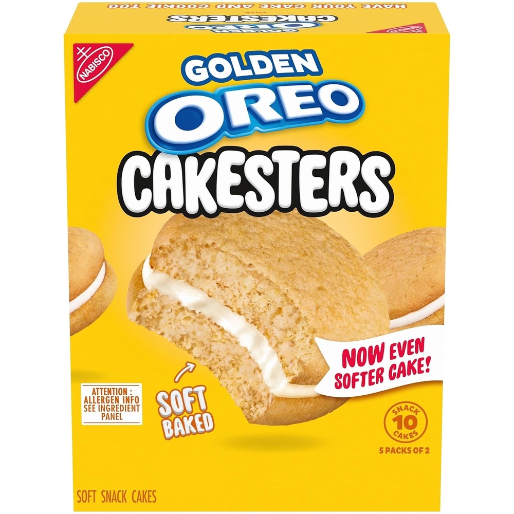 image:imageOREO Golden Cakesters Soft Snack Cakes 5202 oz Snack Packs