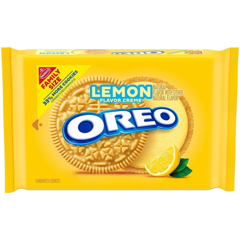 image:imageOREO Lemon Creme Sandwich Cookies Family Size 1871 oz