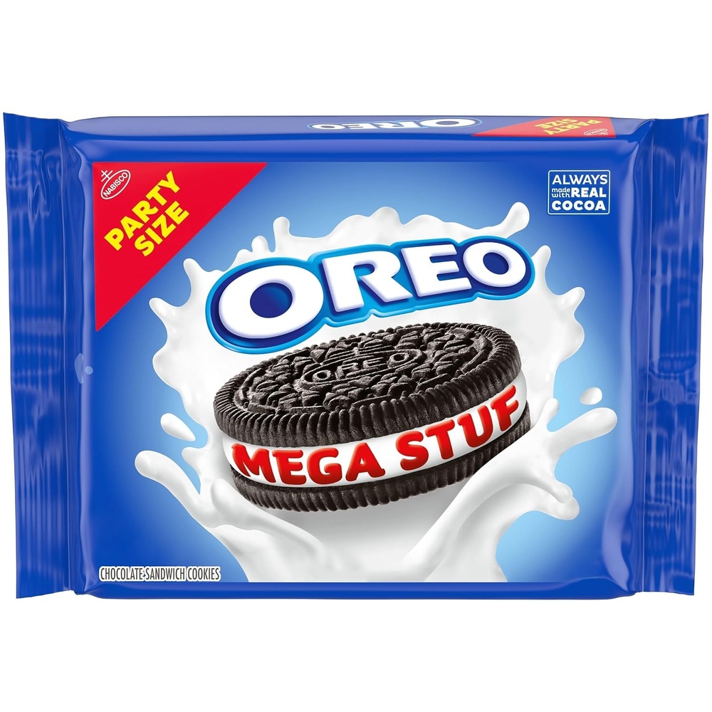 image:imageOREO Mega Stuf Chocolate Sandwich Cookies Party Size 1 lb 935 oz2535 Ounces