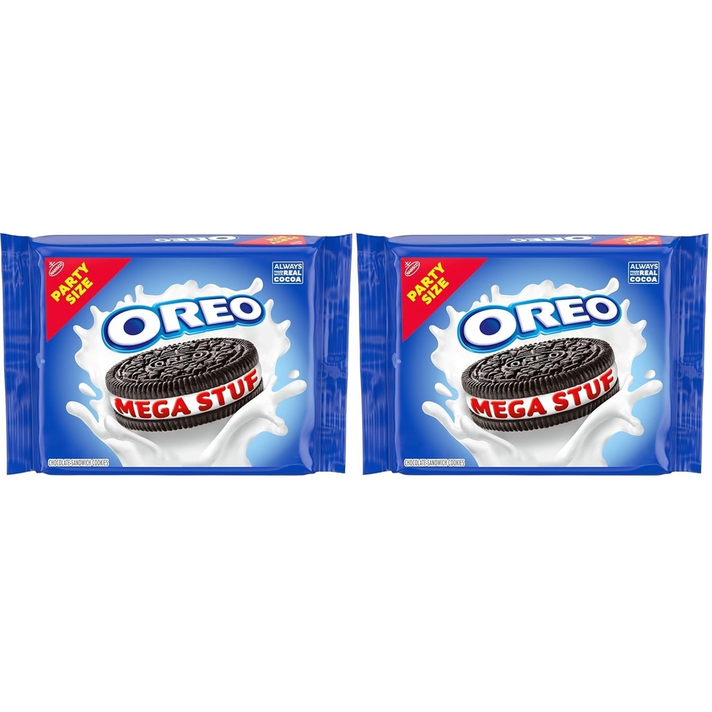 image:imageOREO Mega Stuf Chocolate Sandwich Cookies Party Size 1 lb 935 oz507 Ounces