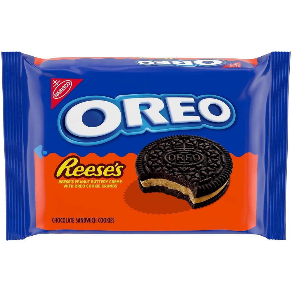 image:imageOREO REESES Peanut Buttery Creme Chocolate Sandwich Cookies 1235 ozPeanut Butter