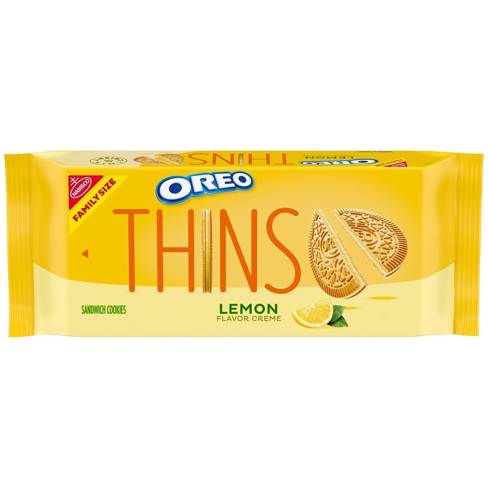 image:imageOREO Thins Lemon Creme Sandwich Cookies Family Size 1178 oz