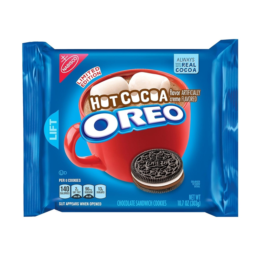 image:imageOreo Double Stuf Chocolate Sandwich Cookies Family Size 1871 oz107 Ounce Pack of 1