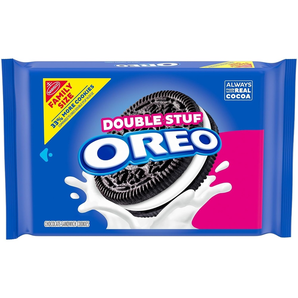 image:imageOreo Double Stuf Chocolate Sandwich Cookies Family Size 1871 oz1871 OZ