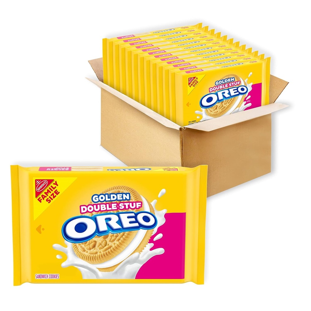 image:imageOreo Double Stuf Chocolate Sandwich Cookies Family Size 1871 oz1871 Ounce Pack of 12