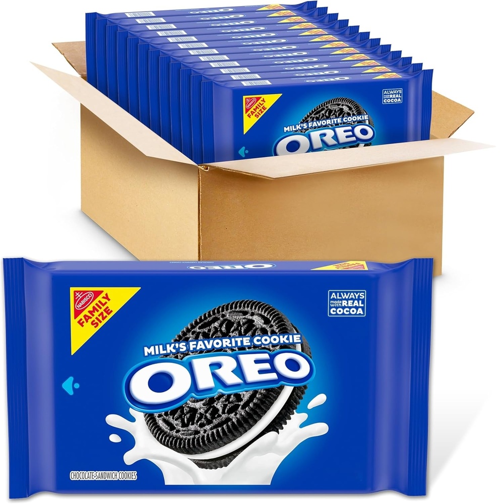 image:imageOreo Mega Stuf Chocolate Sandwich Cookies Family Size 176 Ounce1812 Ounce Pack of 12