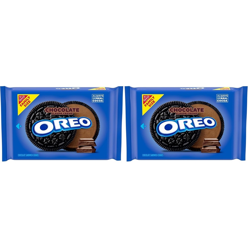 image:imageOreo Mega Stuf Chocolate Sandwich Cookies Family Size 176 Ounce1871 Ounce Pack of 2