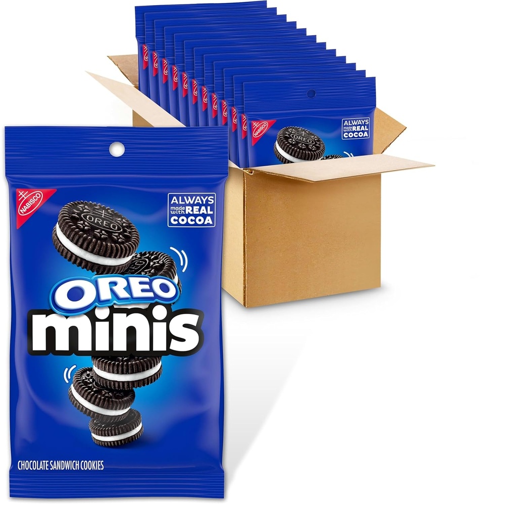 image:imageOreo Mega Stuf Chocolate Sandwich Cookies Family Size 176 Ounce3 Ounce Pack of 12