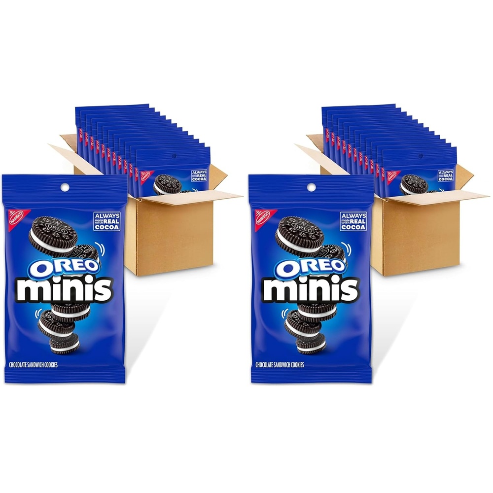 image:imageOreo Mega Stuf Chocolate Sandwich Cookies Family Size 176 Ounce3 Ounce Pack of 24