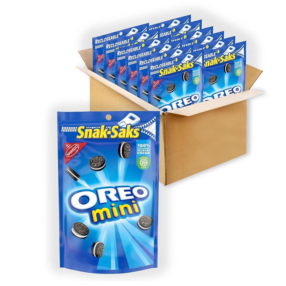 image:imageOreo Mini Chocolate Sandwich Cookies 8 Oz Pack of 12