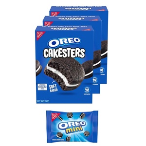 OREO Cakesters Soft Snack Cakes, 3-5 Count Packs (15 Total Snack Packs) + Bonus OREO Mini Cookie Snack Pack