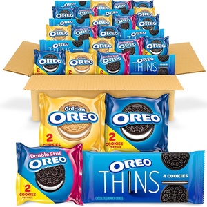 OREO Cookies Variety Pack with Original, Golden, Double Stuf & Thins – 56 Snack Packs