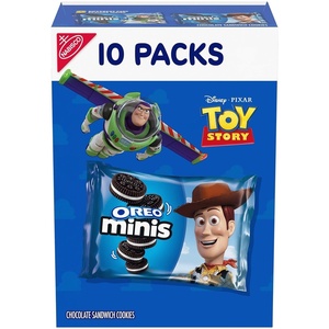 OREO Mini Chocolate Sandwich Cookies, 10 Snack Packs