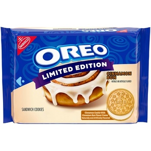 OREO REESE’S Peanut Buttery Creme Chocolate Sandwich Cookies, 12.35 oz(Cinnamon)