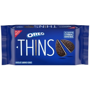OREO Thins Chocolate Sandwich Cookies, 9.1oz(9.1 Ounce (Pack of 1))