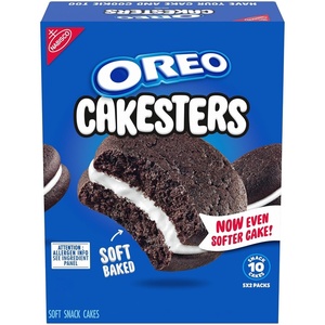 Oreo, Cakesters Soft Snack Cakes, 5- Snack Packs, 2 Ounce