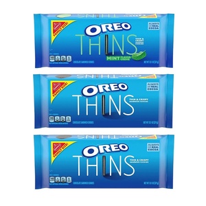Oreo Double Stuf Chocolate Sandwich Cookies, Family Size, 18.71 oz(13.1 Ounce (Pack of 3))