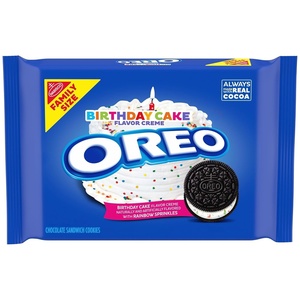 Oreo Double Stuf Chocolate Sandwich Cookies, Family Size, 18.71 oz(17 Ounce (Pack of 1))