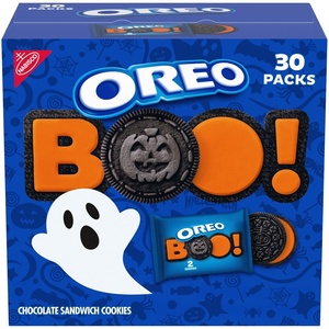 Oreo Double Stuf Chocolate Sandwich Cookies, Family Size, 18.71 oz(2 Count (Pack of 30))