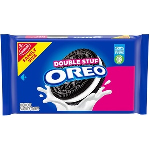 Oreo Double Stuf Chocolate Sandwich Cookies, Family Size, 18.71 oz(20 Ounce (Pack of 1))