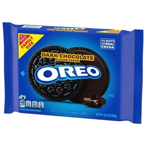 Oreo, Mega Stuf Chocolate Sandwich Cookies, Family Size, 17.6 Ounce(1.06 Pound (Pack of 1))