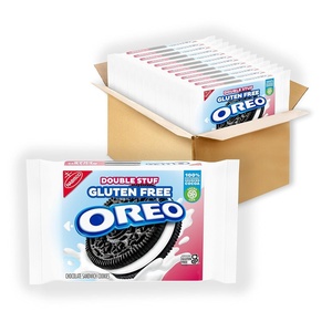 Oreo, Mega Stuf Chocolate Sandwich Cookies, Family Size, 17.6 Ounce(14.03 Ounce (Pack of 12))