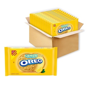 Oreo, Mega Stuf Chocolate Sandwich Cookies, Family Size, 17.6 Ounce(19.84 Ounce (Pack of 12))