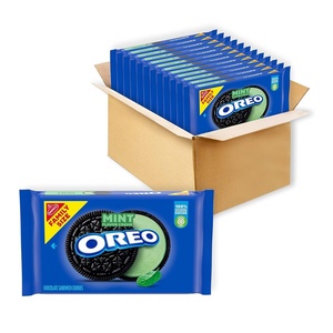 Oreo, Mega Stuf Chocolate Sandwich Cookies, Family Size, 17.6 Ounce(20 Ounce (Pack of 12))