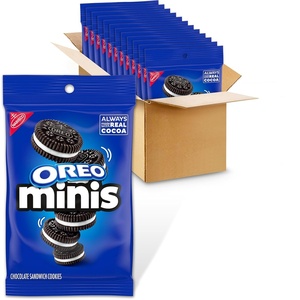 Oreo, Mega Stuf Chocolate Sandwich Cookies, Family Size, 17.6 Ounce(3 Ounce (Pack of 12))