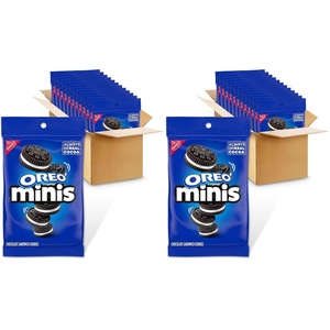 Oreo, Mega Stuf Chocolate Sandwich Cookies, Family Size, 17.6 Ounce(3 Ounce (Pack of 24))